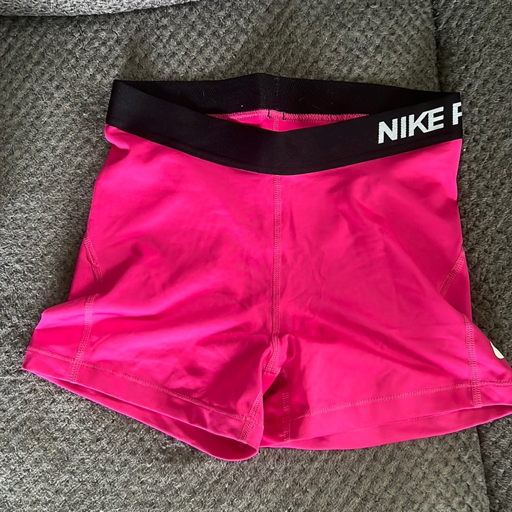 Pink Nike spandex